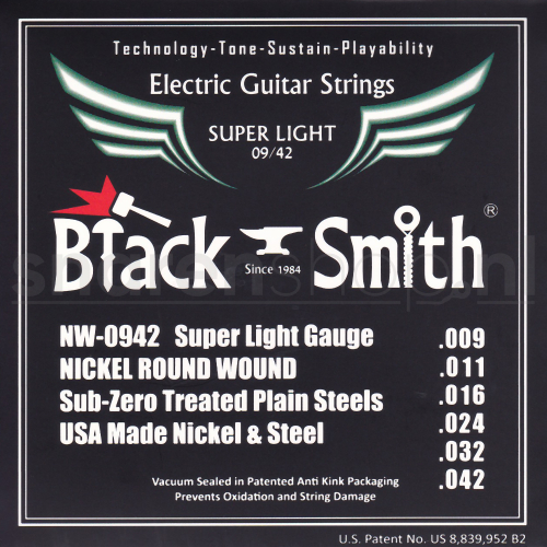 BlackSmith NW-0942 Elektrische Gitaarsnaren (9-42)