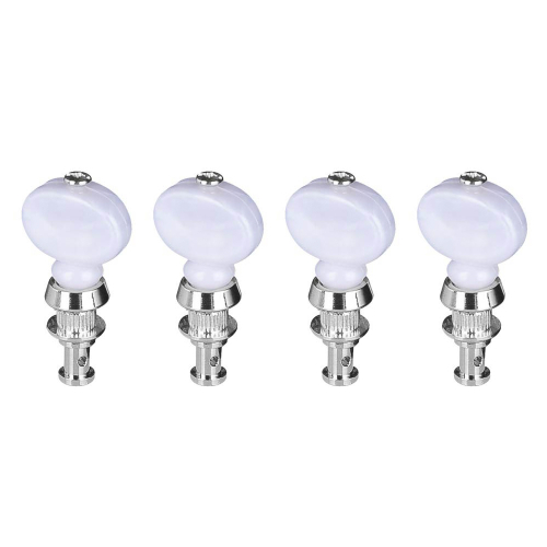 Boston UMH-200-PW Stemmechanieken voor Ukelele met Parelmoerwitte Stemknoppen (Set van 4)