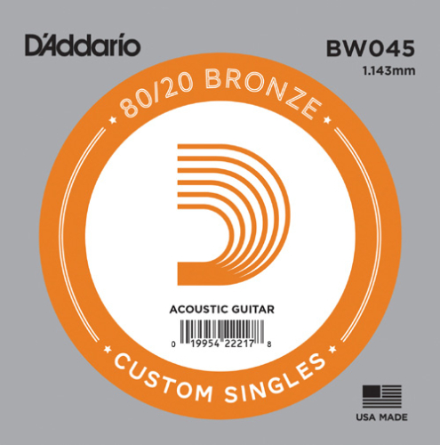 D'Addario BW045 Bronze .045 Losse Snaar 