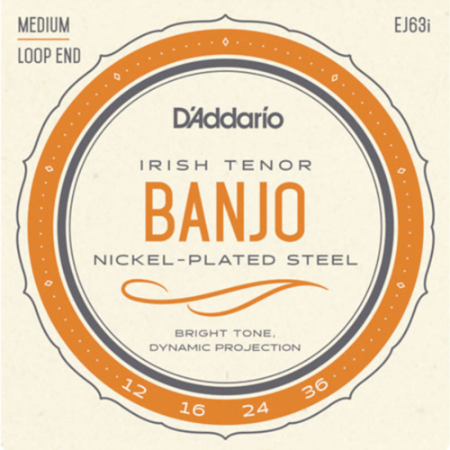 D'Addario EJ63i Irish / Ierse Tenor Banjo Snaren (12-36)