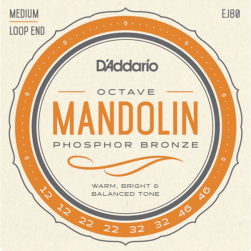 D'Addario EJ80 Octaaf Mandoline Snaren (12-46) Medium