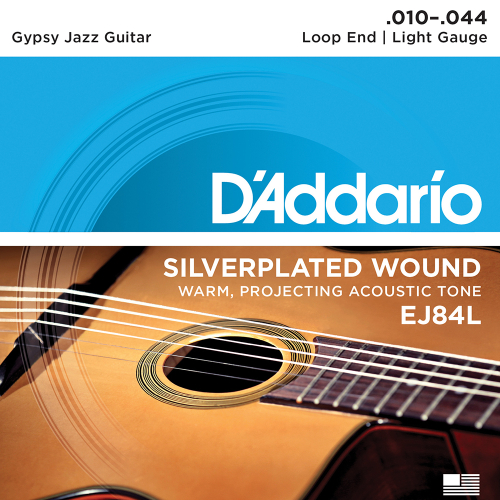 D'Addario EJ84L Gypsy Jazz Snaren Light (10-44)