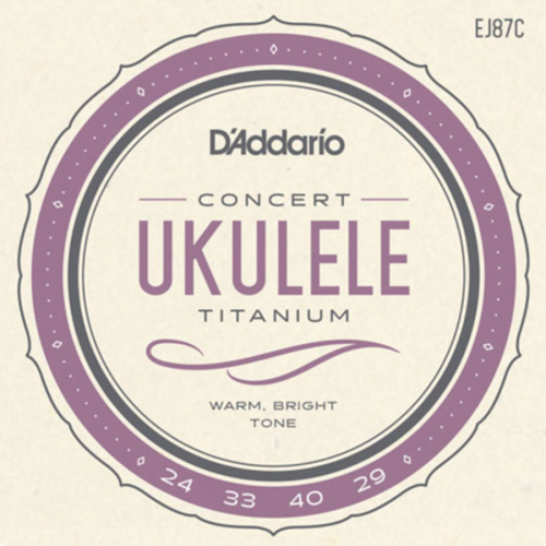 D'Addario EJ87C Titanium Concert Ukulele Snaren (24-29)