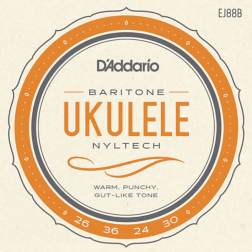 D'Addario EJ88B Nyltech Bariton Ukulele Snaren (26-30)