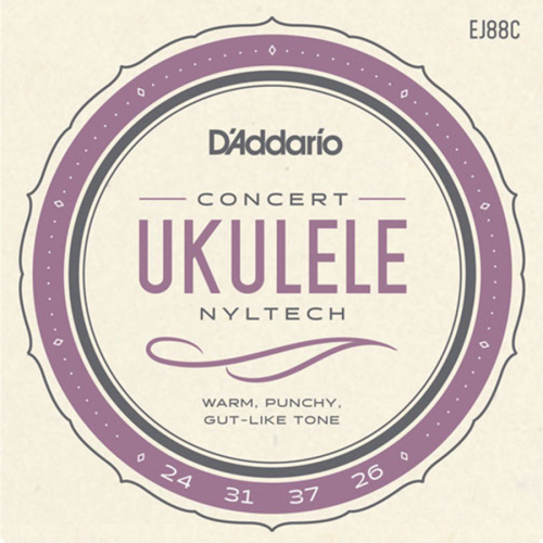 D'Addario EJ88C Nyltech Concert Ukulele Snaren (24-26)