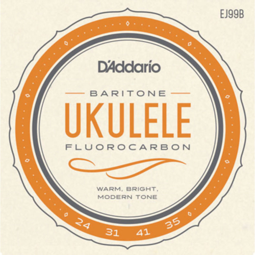 D'Addario EJ99B Fluorocarbon Bariton Ukulele Snaren (24-35)