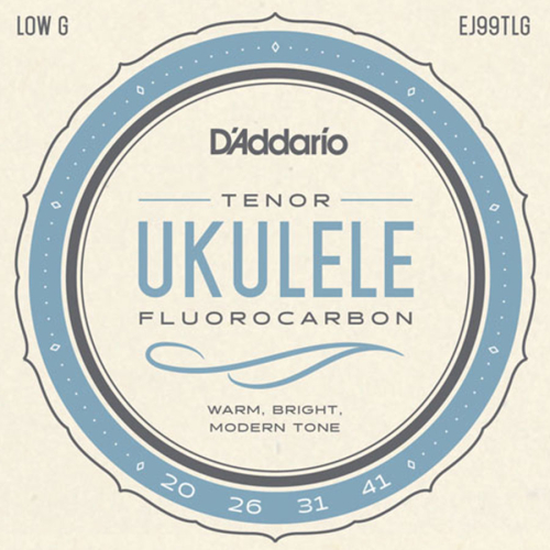 D'Addario EJ99TLG Fluorocarbon Tenor Ukulele Snaren (20-41) Lage G