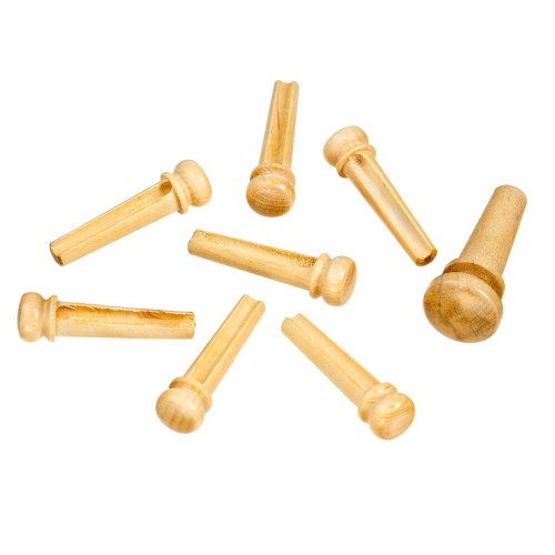 D'Addario PWPS6 Set Buxus Brugpennen incl. Eindpen (8-Pack)