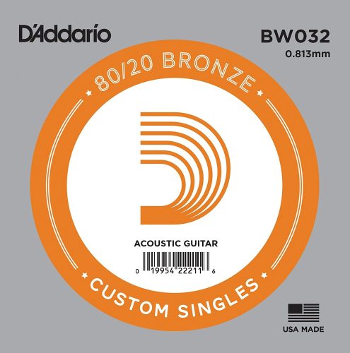 D'Addario BW032 Bronze .032 Losse Snaar