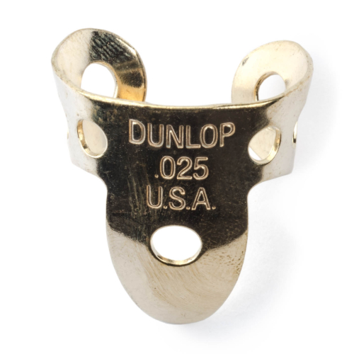 Dunlop 37R025 Vingerplectrum Messing .025" (0.63mm) - Per Stuk