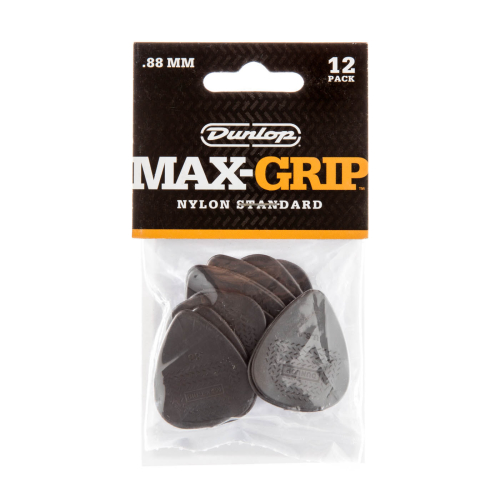Dunlop 449P088 Max Grip Plectrum 0.88mm 12-Pack