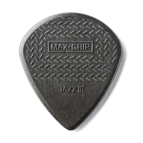 Dunlop Max Grip Jazz III Plectrum Zwart - Per Stuk