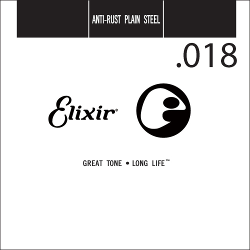 Elixir 13018 Anti-Rust Plain Steel Losse Western / Elektrische Snaar .018