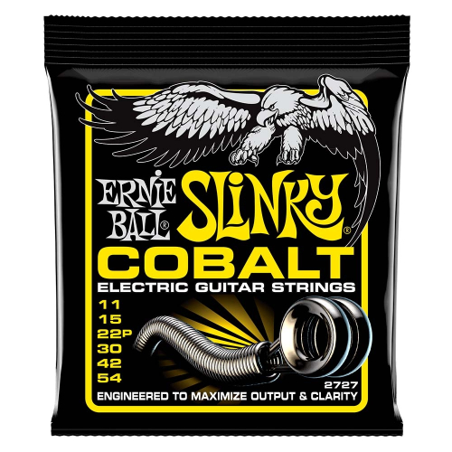 Ernie Ball 2727 Beefy Slinky Cobalt Snaren voor Elektrische Gitaar (11-54)