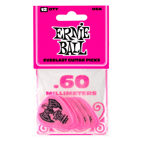 Ernie Ball 9179 Everlast Plectrum 0.60mm 12-Pack