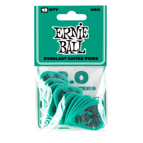 Ernie Ball 9196 Everlast Plectrum 2.0mm 12-Pack
