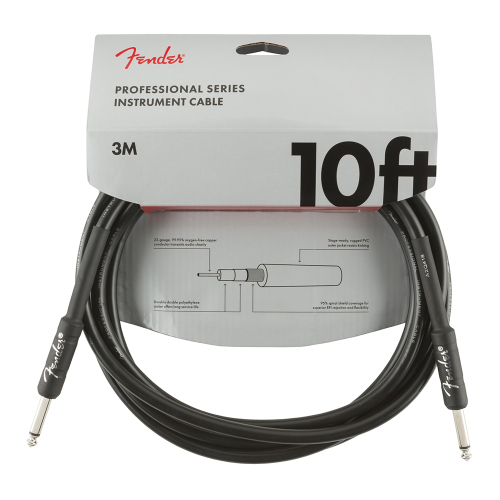 Fender Gitaarkabel Professional Series 3 Meter Rechte/Rechte Plug 0990820024