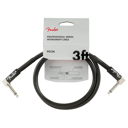 Fender Gitaarkabel Professional Series 90 cm - Haaks/Haakse Plug 0990820058