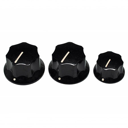 Fender Knoppenset Jazz Bass Zwart 0991370000