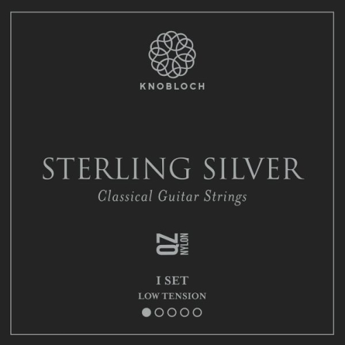 Knobloch 200SSQ Sterling Silver QZ Nylon Gitaarsnaren - Lage Spanning - Op = op
