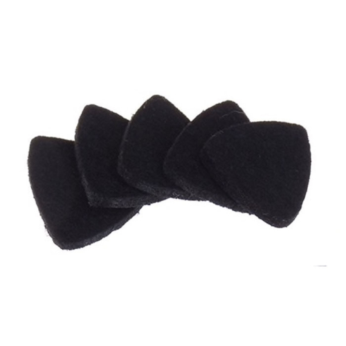 Snarenshop Vilten Ukulele Plectrum Zwart 5-Pack