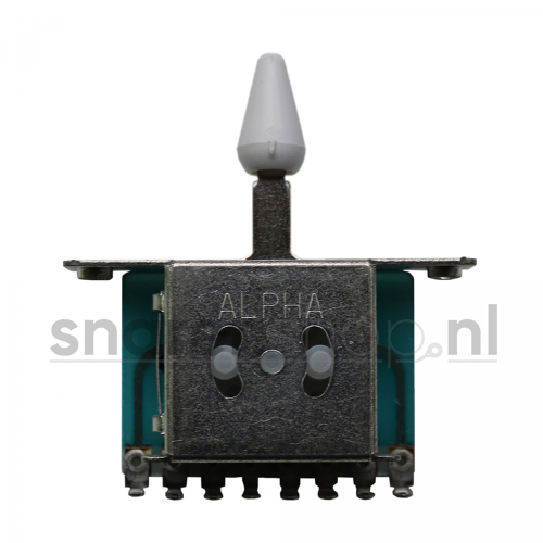 Yellow Parts EZ1188W 5-Standen Schakelaar met Witte Tip