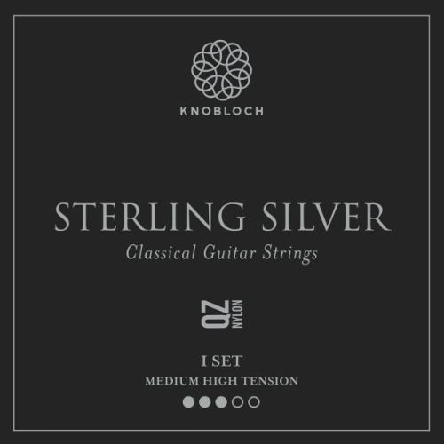 Knobloch 400SSQ Sterling Silver QZ Nylon Gitaarsnaren - Normaal / Hoge Spanning