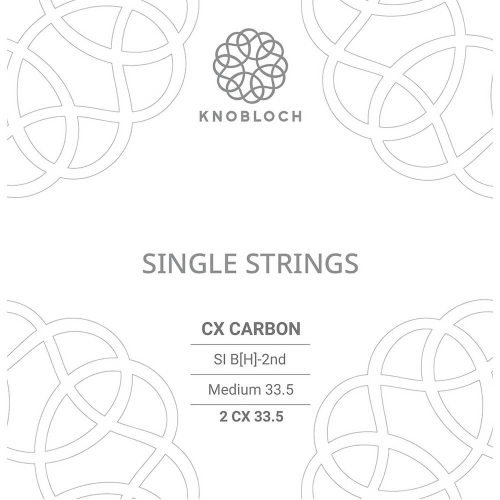 Knobloch 2CX33.5 CX Carbon Losse B2-Snaar Normale Spanning