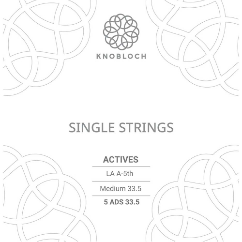 Knobloch 5ADS33.5 Double Silver Losse Verzilverde A5-Snaar - Normale Spanning