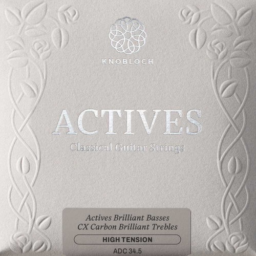 Knobloch ADC34.5 Actives Double Silver CX Carbon Klassieke Snaren - Hoge Spanning (500ADC)