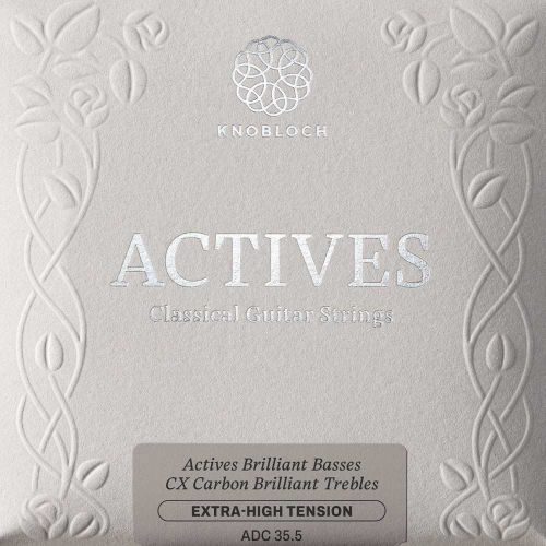 Knobloch ADC35.5 Actives Double Silver CX Carbon Klassieke Snaren - Extra Hoge Spanning (550ADC)
