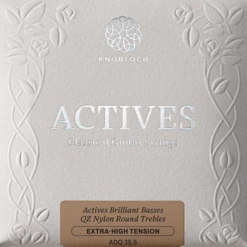 Knobloch ADQ35.5 Actives Double Silver QZ Nylon Gitaarsnaren - Hoge Spanning (550ADQ)