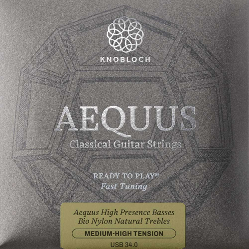 Knobloch USB34.0 Aequus BioNylon Klassieke Gitaarsnaren Medium/High Tension
