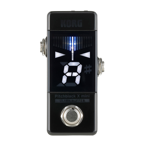 Korg Pitchblack X Mini Chromatische Pedal Tuner Zwart