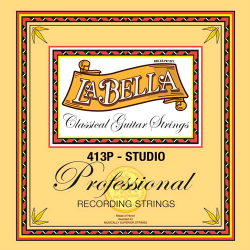 La Bella 413P Professional "Recording Strings" Gepolijste Klassieke Gitaarsnaren