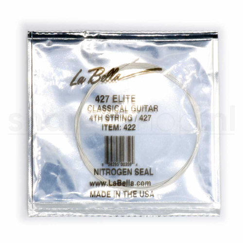 La Bella 422 Losse Silverplated Wound D-4 Snaar