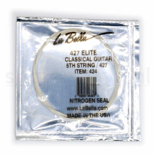 La Bella 424 Losse Silverplated Wound A-5 Snaar