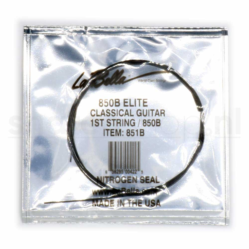 La Bella 851B Black Nylon Losse E-1 Klassieke Snaar