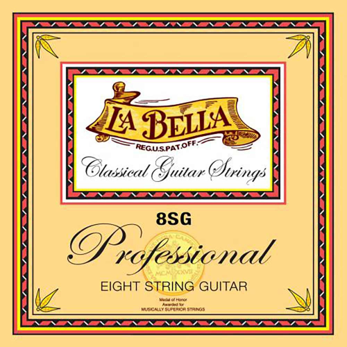 La Bella 8SG Professional Klassieke Gitaarsnaren 8-Snarig