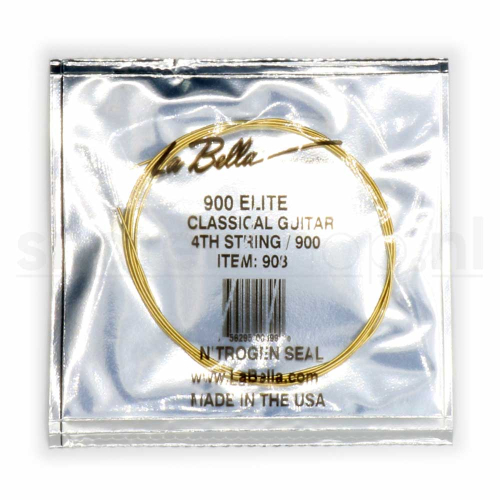La Bella 908 Golden Alloy Losse D-4 Klassieke Snaar