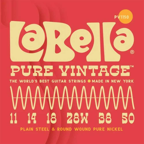 La Bella PV1150 Pure Vintage Elektrische Gitaarsnaren (11-50)
