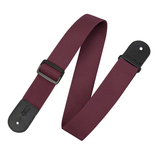 Levy's M8POLY-BRG Single Tone Polypropyleen Gitaarband Bordeauxrood