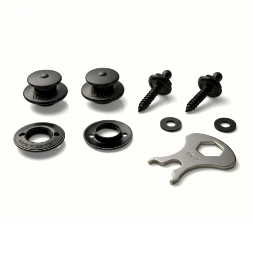 LOXX MusicBox Standard Set Straplocks Zwart
