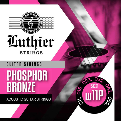 Luthier LU-11P Akoestische Gitaarsnaren (11-52) Phosphor Bronze