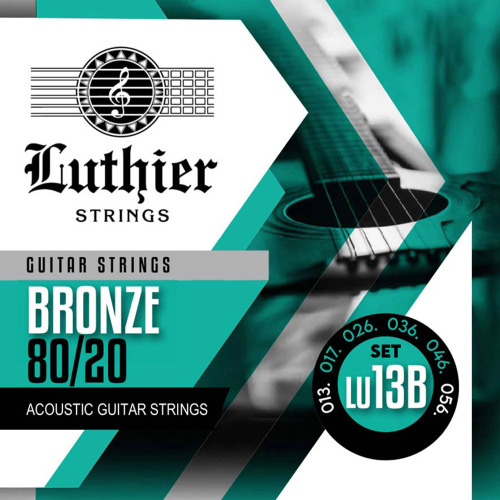 Luthier LU-13B Akoestische Gitaarsnaren (13-56) Bronze