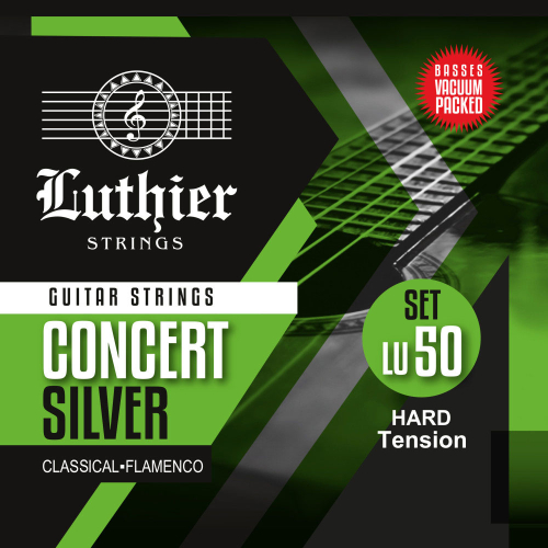 Luthier LU-50 Concert Silver Klassieke/Flamenco Gitaarsnaren - Hoge Spanning