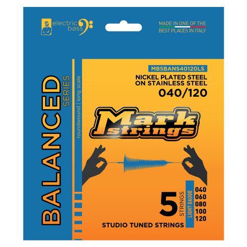 Markbass MB5BANS40120LS Balanced Series Studio Tuned Bassnaren 5-Snarig (40-120)