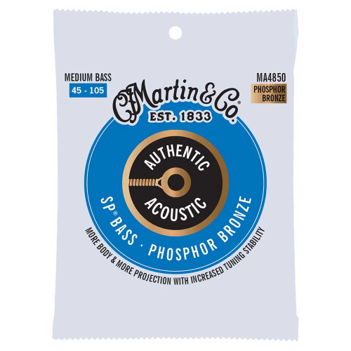 Martin MA4850 Phosphor Bronze Akoestische Bassnaren (45-105)