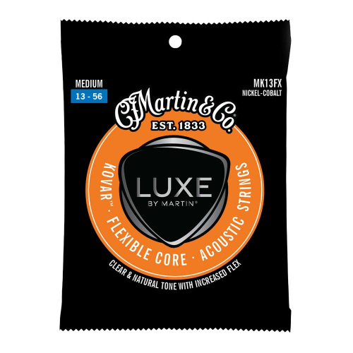 Martin MK13FX Luxe Kovar Flexible Core Nickel Cobalt Akoestische Gitaarsnaren (13-56) Medium