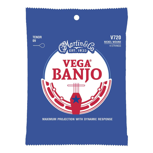 Martin V720 Vega Banjo Snaren voor Tenorbanjo (9-30)